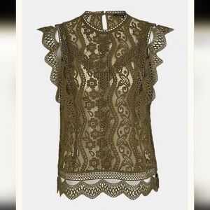 Green Comma lace top (EU 46)